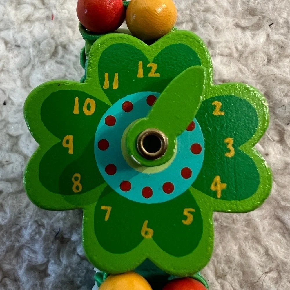 Tatiri Crocodile Creek Whimsy Wooden Manual Children's Teaching Watch